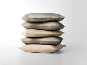 ABACA - Square outdoor fabric cushion with removable cover _ Paola Lenti